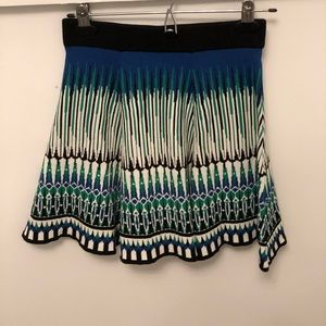 TORN by Ronny Kobo printed skirt. Size S